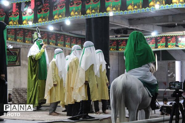 کربلا در قاب تعزیه در شهر سامان 