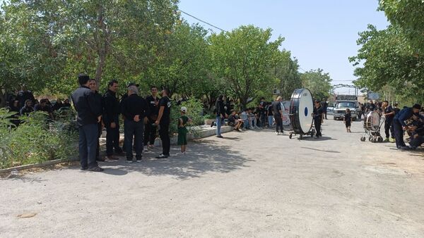 عزاداری مردم روستای جلماجرد در تاسوعای حسینی
