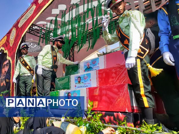 تشییع شهدای اقتدار در تهران