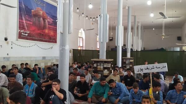 تجمع دانش‌آموزان رامهرمز به یاد سیدمقاومت 