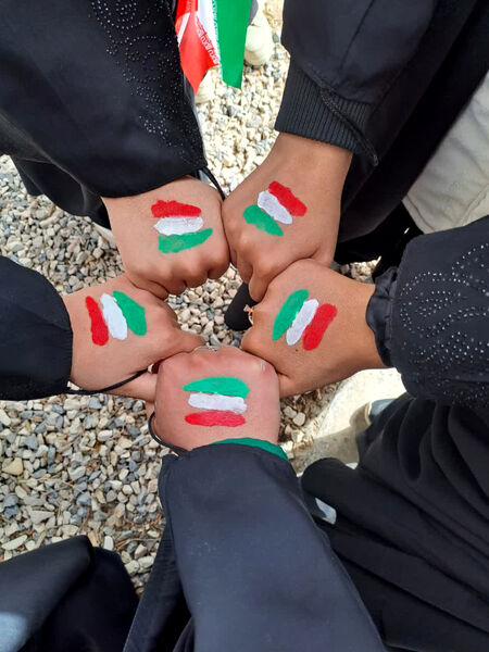 راهپیمایی پرشور ۲۲ بهمن ماه خرم‌بید