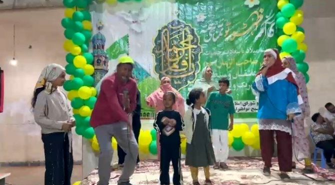 جشن نیمه‌شعبان در دهستان آبنمای رودان 