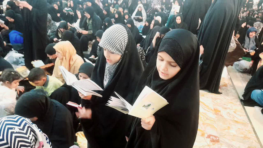 مراسم احیاء سومین شب قدر در حرم حضرت معصومه(س)