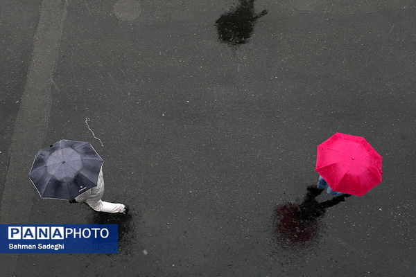 باران پاییزی تهران