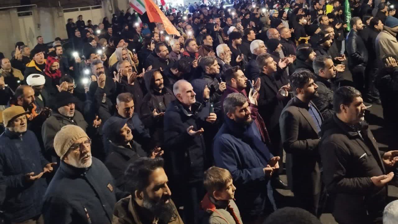 بیست و چهارمین تجمع مردم مشکین‌دشت در اجتماعات مردمی 