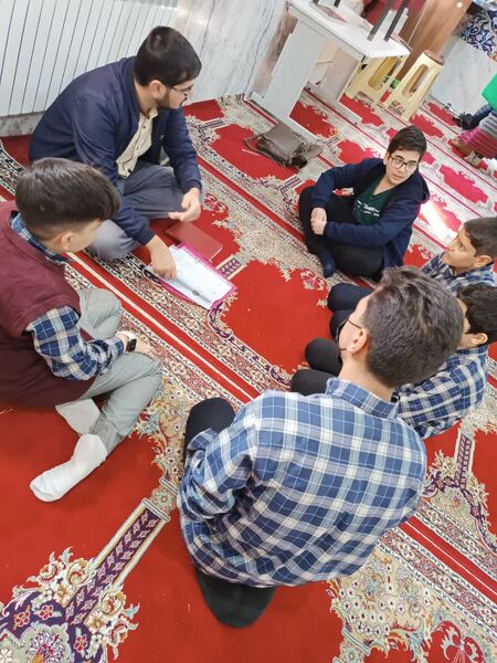 برپایی نمایشگاه مدرسه انقلاب در دبیرستان شهید رجایی