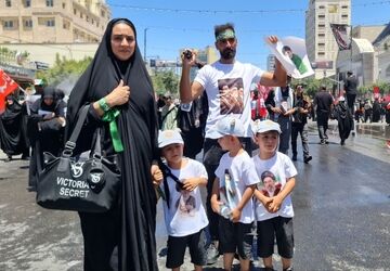 عاشقان امام شهید در مشهدالرضا