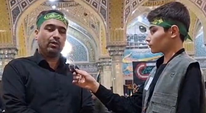 عرض ارادت دانش آموزان سادات به ام ابیها(س)