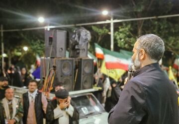 حضور پرشور مردم کرج بعد از هشتاد شب