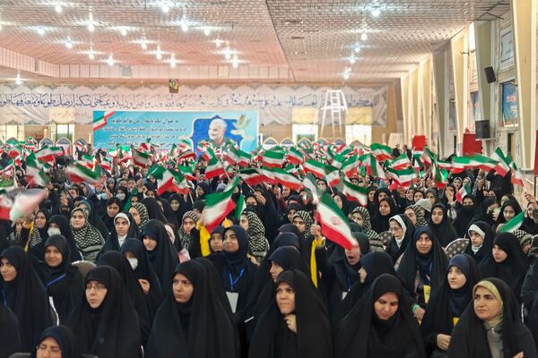 اختتامیه دومین پویش دانش‌آموزی «مقاومت، آغاز نصرالله» در کرمانشاه 