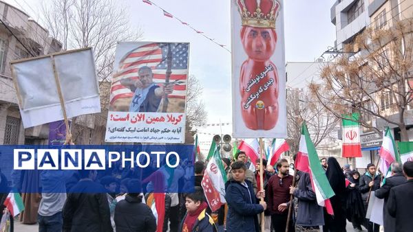 جلوه هایی از راهپیمایی جشن پیروزی انقلاب در شهر قم