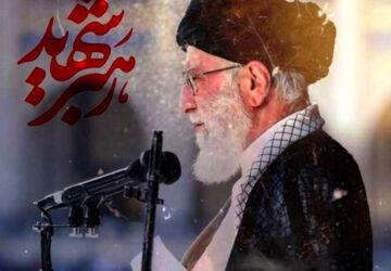 خروش مردم آباده در پی شهادت رهبر معظم انقلاب