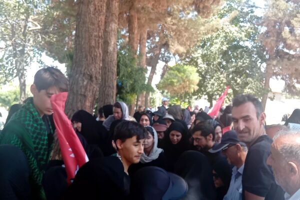 پیاده‌روی جاماندگان اربعین در شهرک ینگی امام ساوجبلاغ