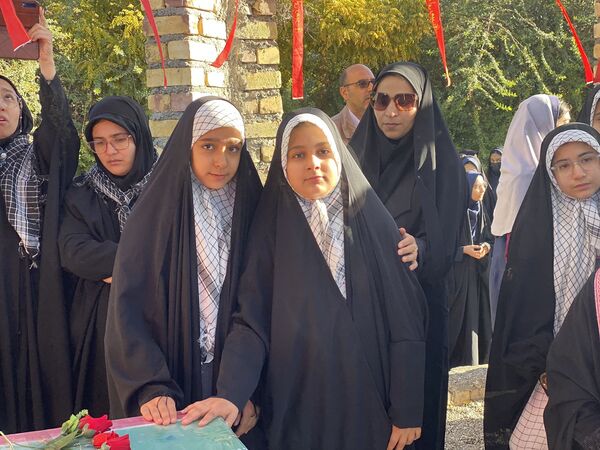 مراسم استقبال از شهید گمنام در شهرستان مه‌ولات