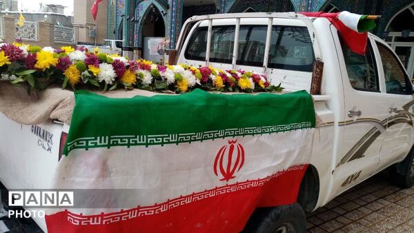 مراسم تشییع و تدفین پیکر پاک شهیدان والامقام محمد رنجبر کهن و مجید رستمی در نظرآباد