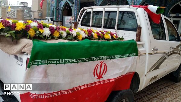 مراسم تشییع و تدفین پیکر پاک شهیدان والامقام محمد رنجبر کهن و مجید رستمی در نظرآباد