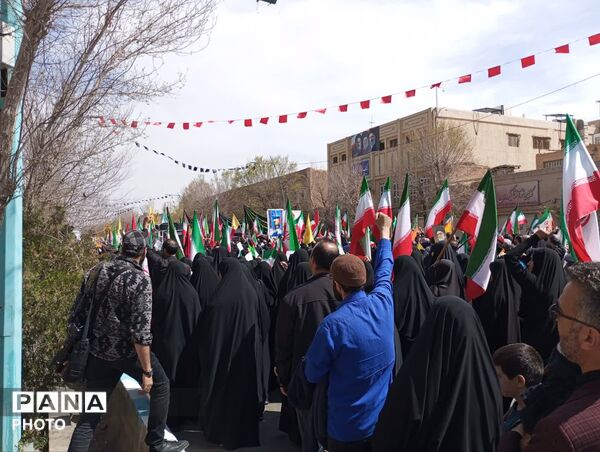 راهپیمایی روز قدس در شهر جهانی یزد
