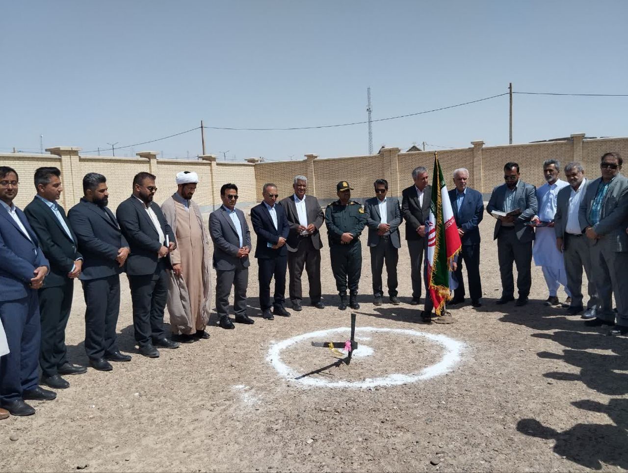 کلنگ احداث مدرسه ۶ کلاسه در روستای کهک زهک با زیربنای ۸۱۲ مترمربع به زمین زده شد