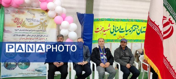 افتتاحیه مسابقات جام اقتدار فوتسال در سالن ۱۳ آبان شهرستان شیروان 