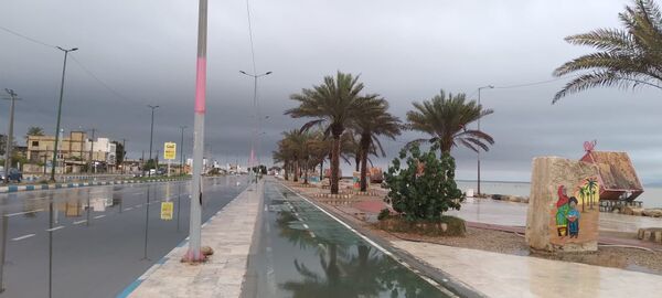 باران، چهره بندرعباس را تازه کرد
