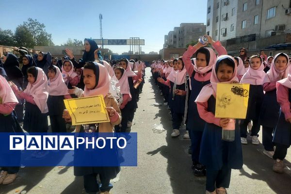  مراسم میلاد حضرت زینب (س)در مدرسه مهرآیین بهارستان دو