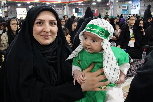 شیرخوارگان عهد سربازی امام‌زمان را در مصلی نسیم‌شهر بستند