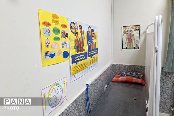 افتتاح اتاق بهداشت مدرسه نور ایمان پردیس به مناسبت  هفته سلامت