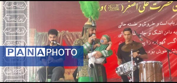 عزاداری هیات عاشقان حضرت علی اصغر(ع) روستای ورجان قم
