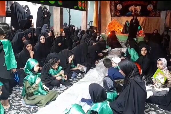عزاداری شهادت حضرت رقیه(س) در مسجد صدیقه طاهره(س) بیرجند