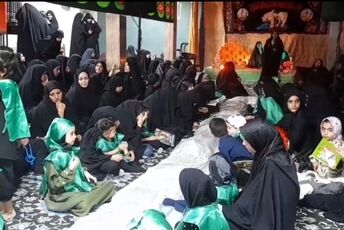 عزاداری شهادت حضرت رقیه(س) در مسجد صدیقه طاهره(س) بیرجند