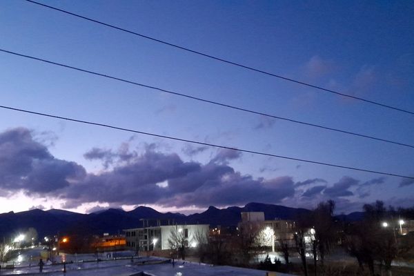 بارش برف و باران در بروجن