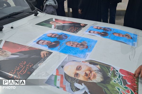 تشییع پیکر مطهر شهدای وطن در گلزار شهدای شهرستان ملارد