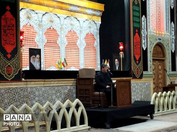 مراسم عزادای بانوان در حرم حضرت معصومه(س)