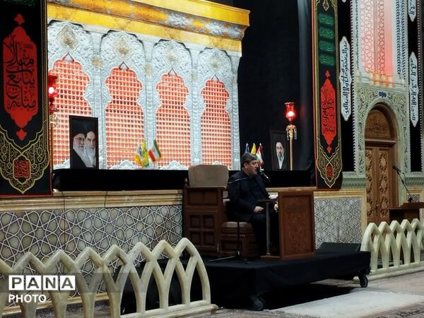 مراسم عزادای بانوان در حرم حضرت معصومه(س)
