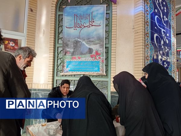 محفل شهدا در گلزار شهدای شهر بن 