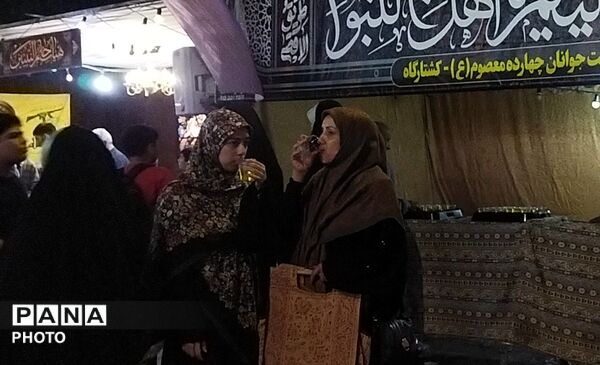 موکب هیئت جوانان چهارده معصوم(ع)  در مهمانی کیلومتری  عید غدیر خم 