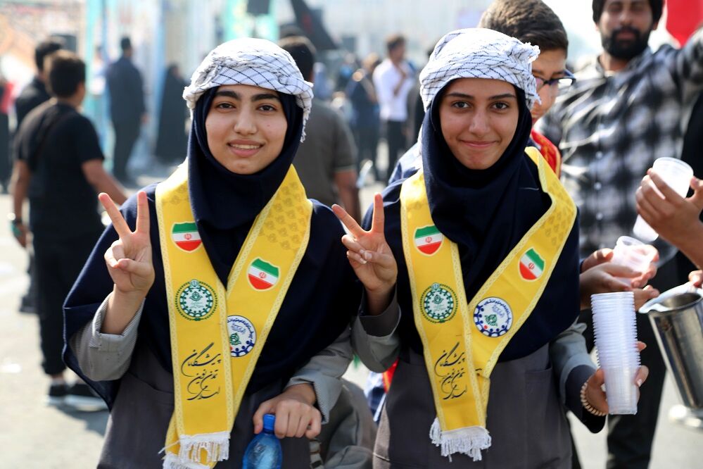 دانش آموزان اهوازی انزجار از استکبار جهانی را در قاب دوربین پانا ثبت کردند