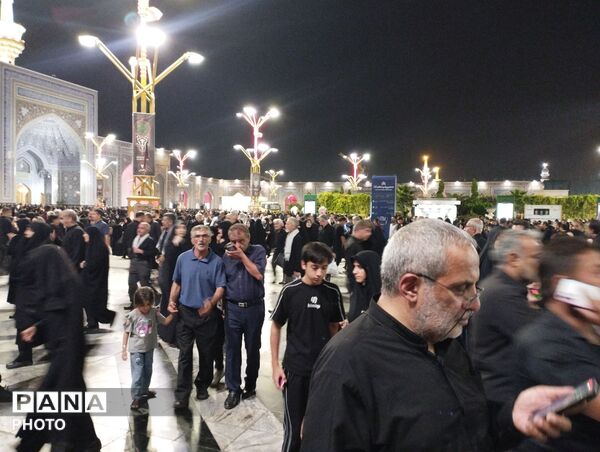 مشهد مقدس در سوگ امام مهربانی ها