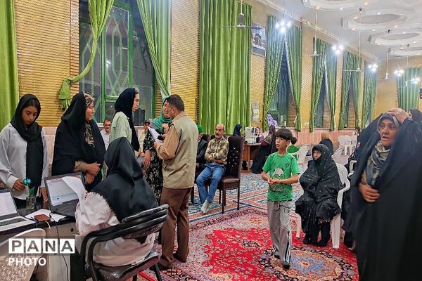 سومین روز از حضور تیم پزشکی اثر در شهر بار نیشابور