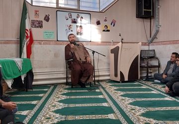 مراسم استقبال از شهید گمنام در ناحیه یک قزوین