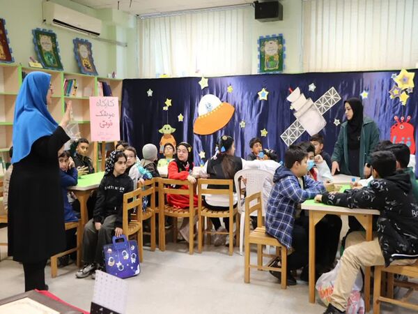 ویژه برنامه رویداد ملی «تا ثریا» در کانون پرورش فکری کودکان و نوجوانان استان گلستان