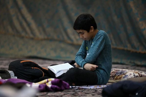 مراسم اعتکاف دانش آموزی در مسجد اعظم و مصلای قدس قم