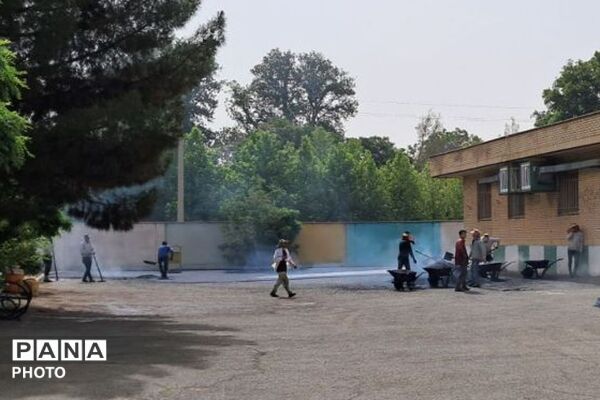 دبستان بعثت ۲ آماده استقبال از دانش‌آموزان در قالب پروژه مهر