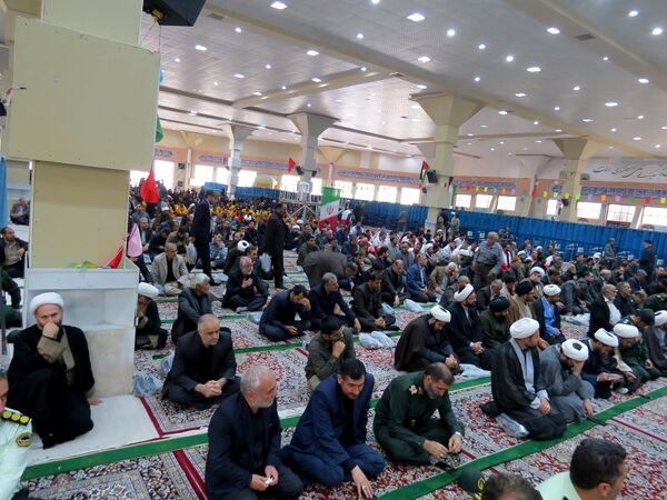 آیین یادبود شهیدان خدمت در مصلای امام خمینی(ره)  شهرستان بجنورد