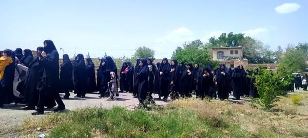 دسته عزاداری سالروز شهادت امام صادق(ع) در روستای ورجان قم