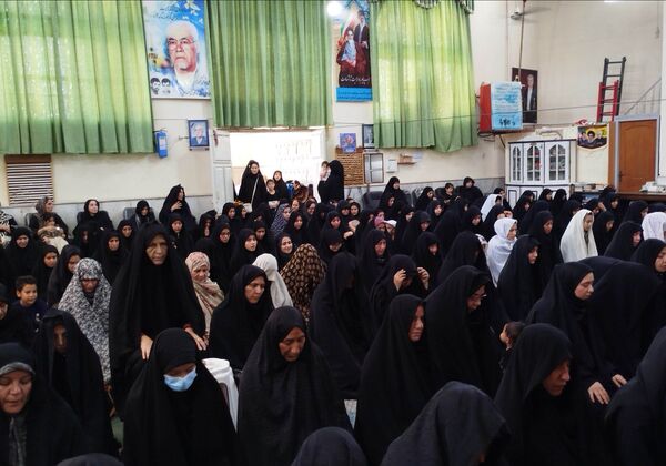 مراسم عاشورای حسینی در مسجد شهدای گمنام نیشابور 