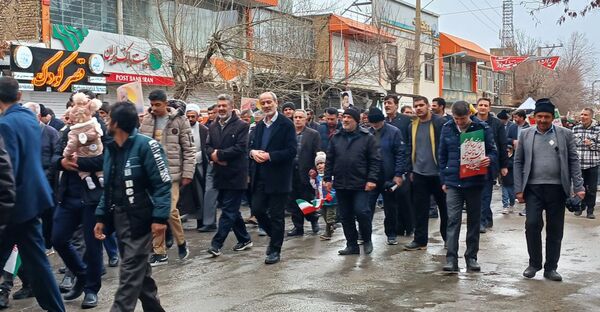 راهپیمایی ۲۲ بهمن در شهرستان فارسان