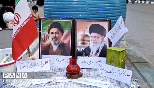 اجتماع عظیم مردمی در لحظات تحویل سال در شهرستان تربت جام