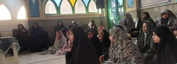 قرائت دعای ام داوود در مسجد جامع روستای مزده خلیل آباد