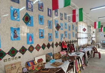  نمایشگاه «ماها» در دبیرستان هیات امنایی شهید همت